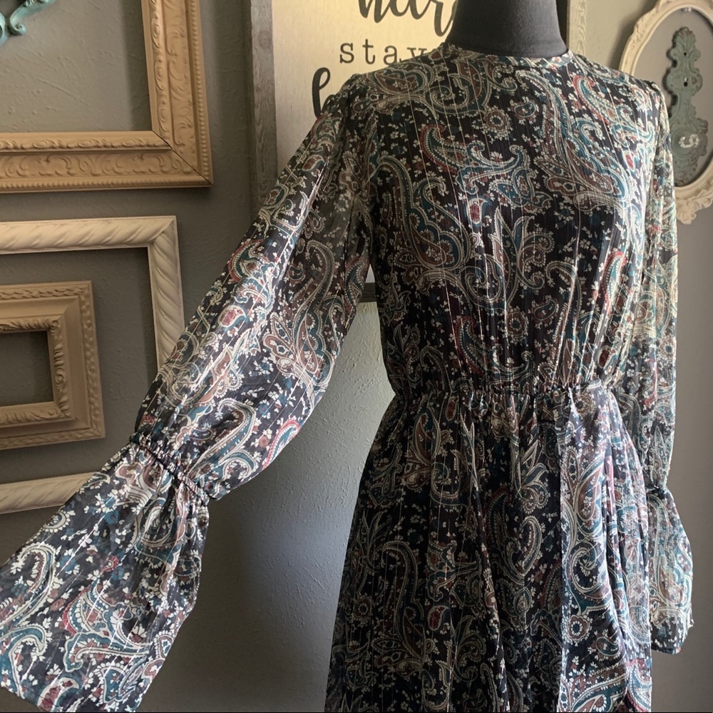 Joie Manning Long Sleeve Dress Size Small - Picture 5 of 6
